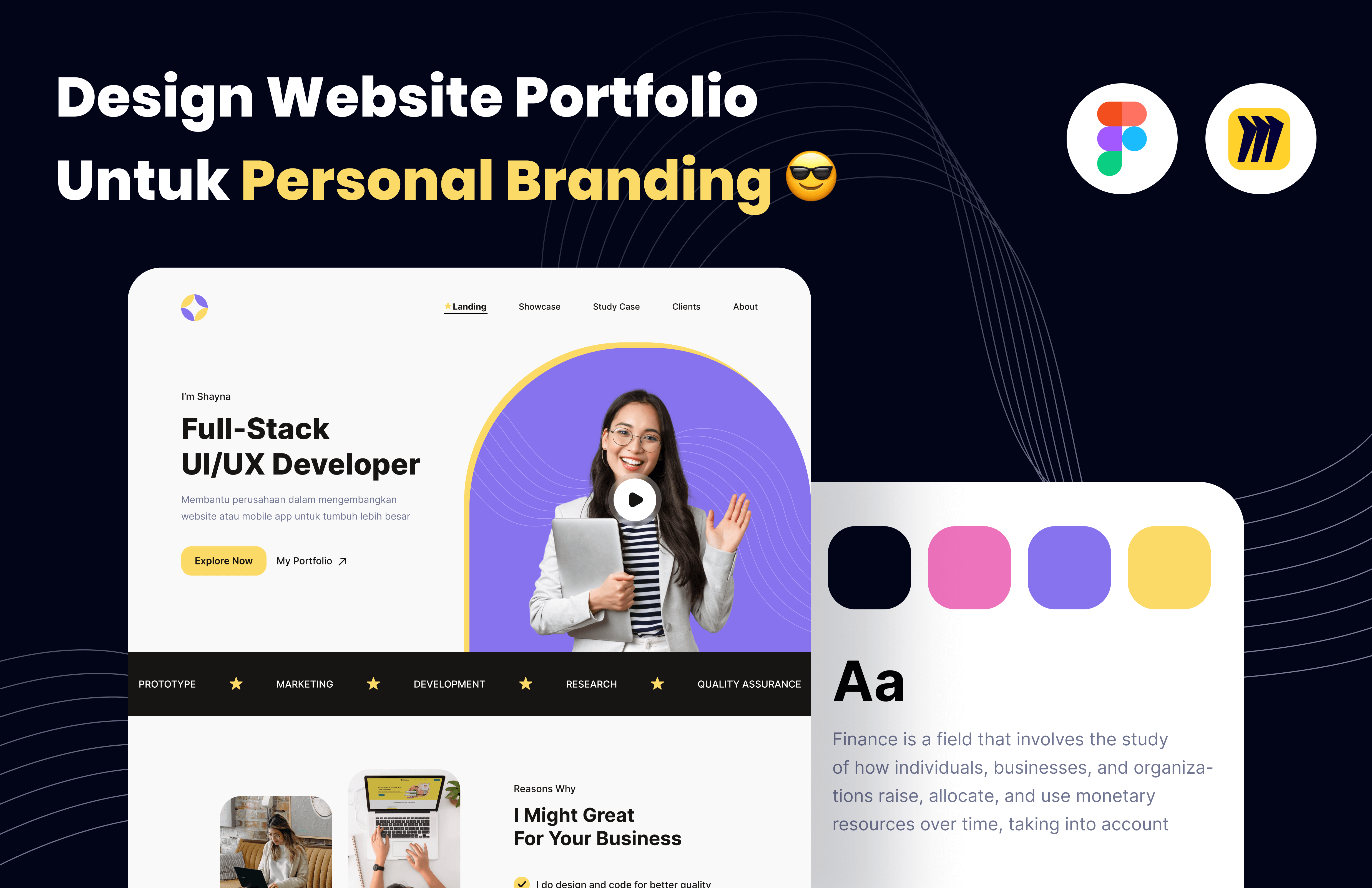 Kelas UI/UX Designer: Website Portfolio Freelancer Untuk Personal Branding di BuildWithAngga